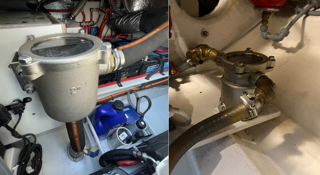 Andy Marine 316L ruostumattomasta teräksestä valmistettu meriveden suodatin